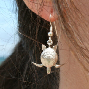 Pendientes Tortuga Verde